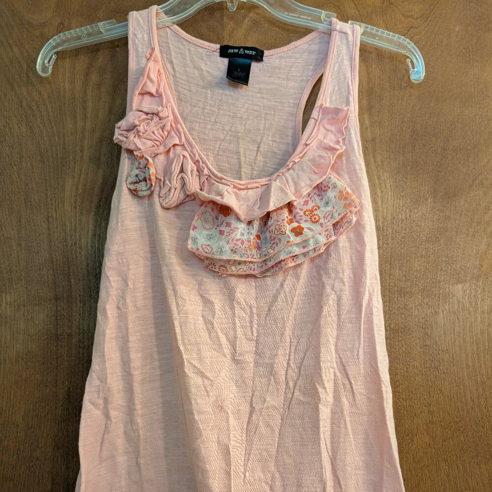 sam & max Pink Juniors Tank Top